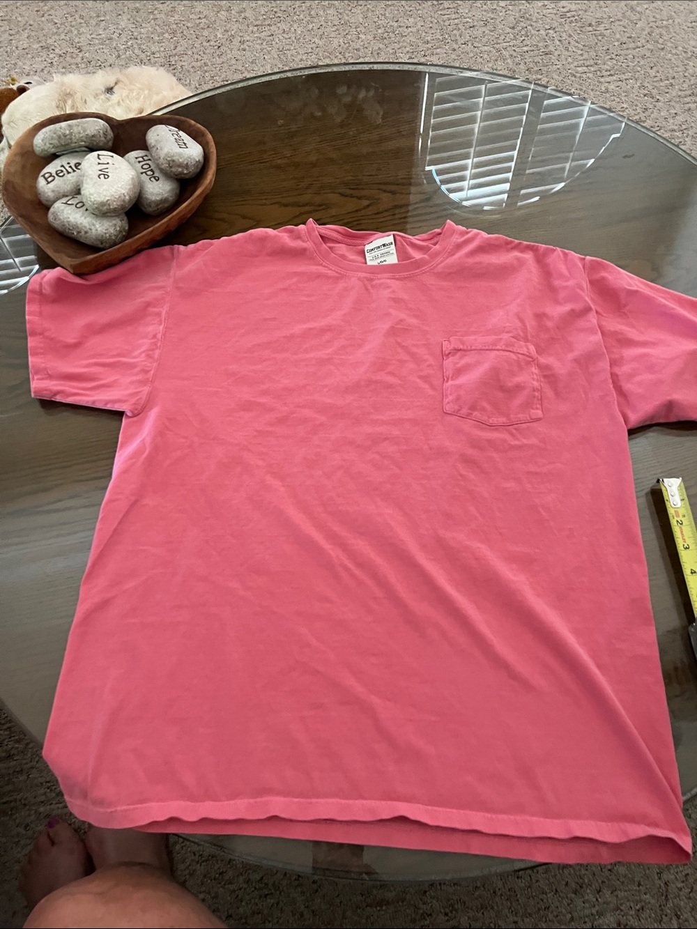 Comfort Colors Short-Sleeve Pocket Tee - Pink